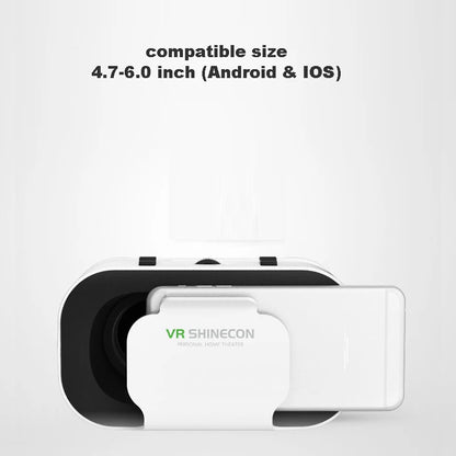 VR Shinecon Helmet 3D Glasses