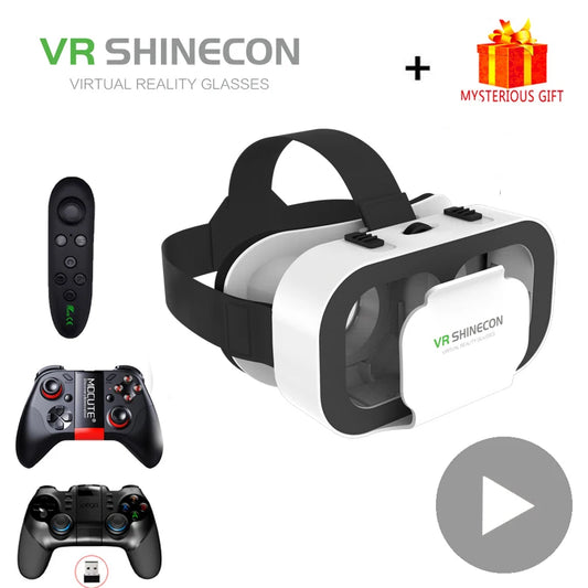 VR Shinecon Helmet 3D Glasses