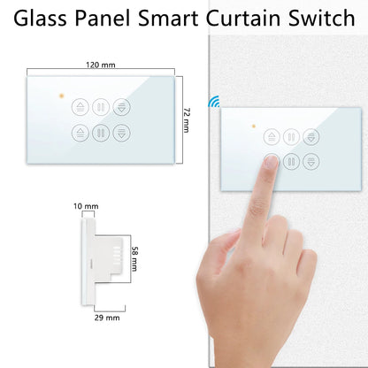 QCSMART WiFi Double Curtain