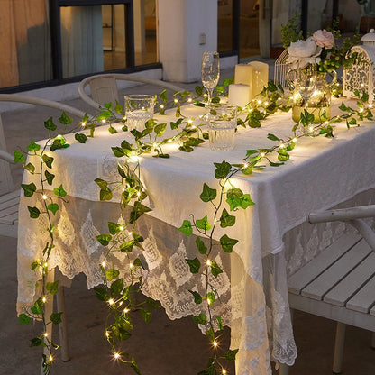 Maple Leaf Garland String Lights