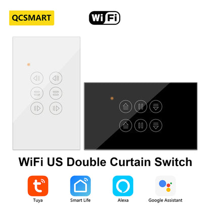 QCSMART WiFi Double Curtain