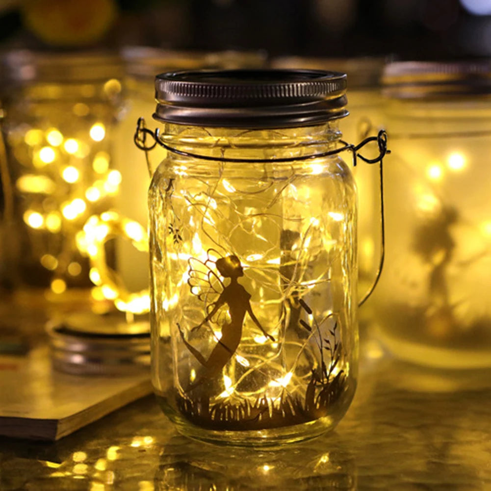 Mason Jar Fairy Lantern Light