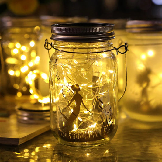 Mason Jar Fairy Lantern Light