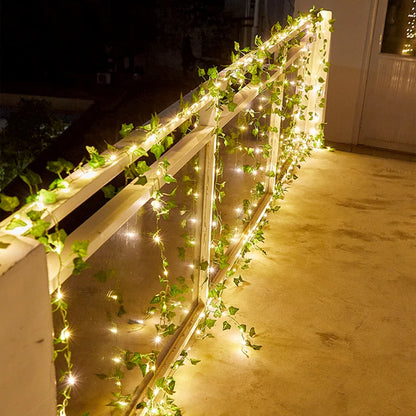 Maple Leaf Garland String Lights