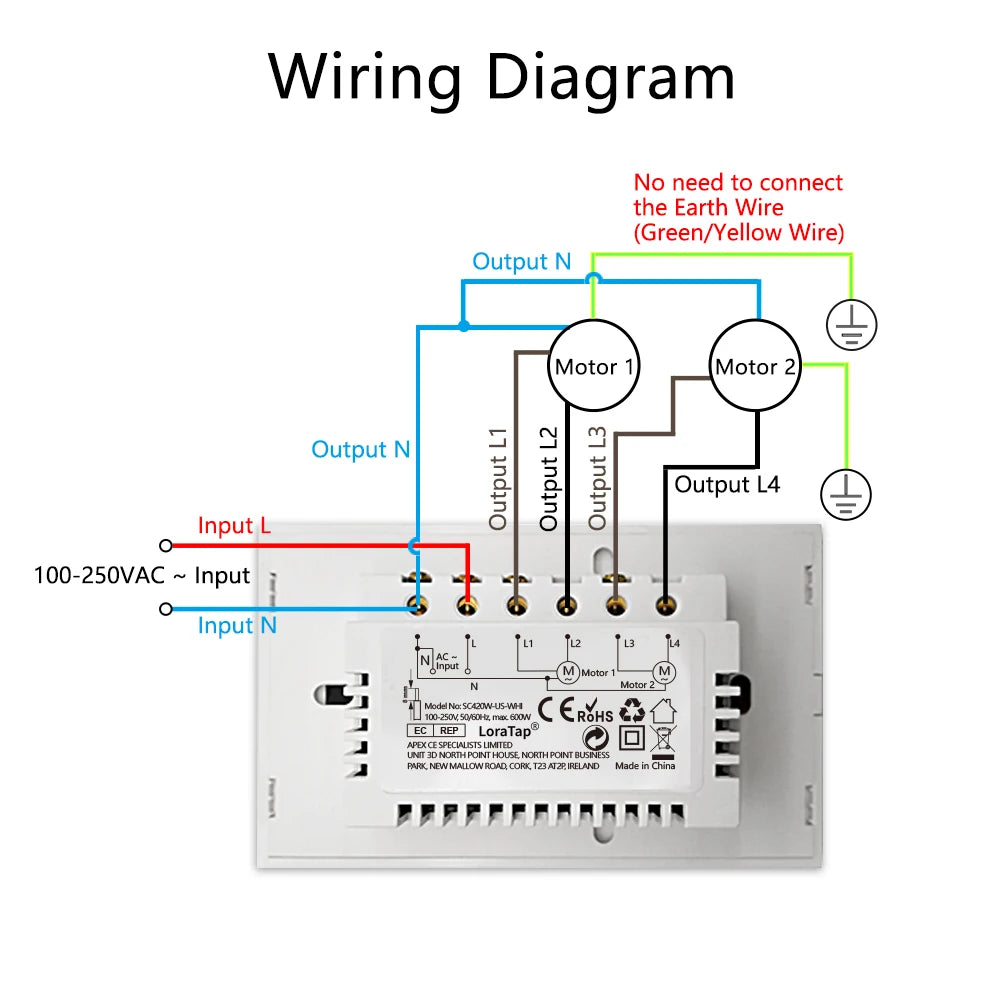 QCSMART WiFi Double Curtain