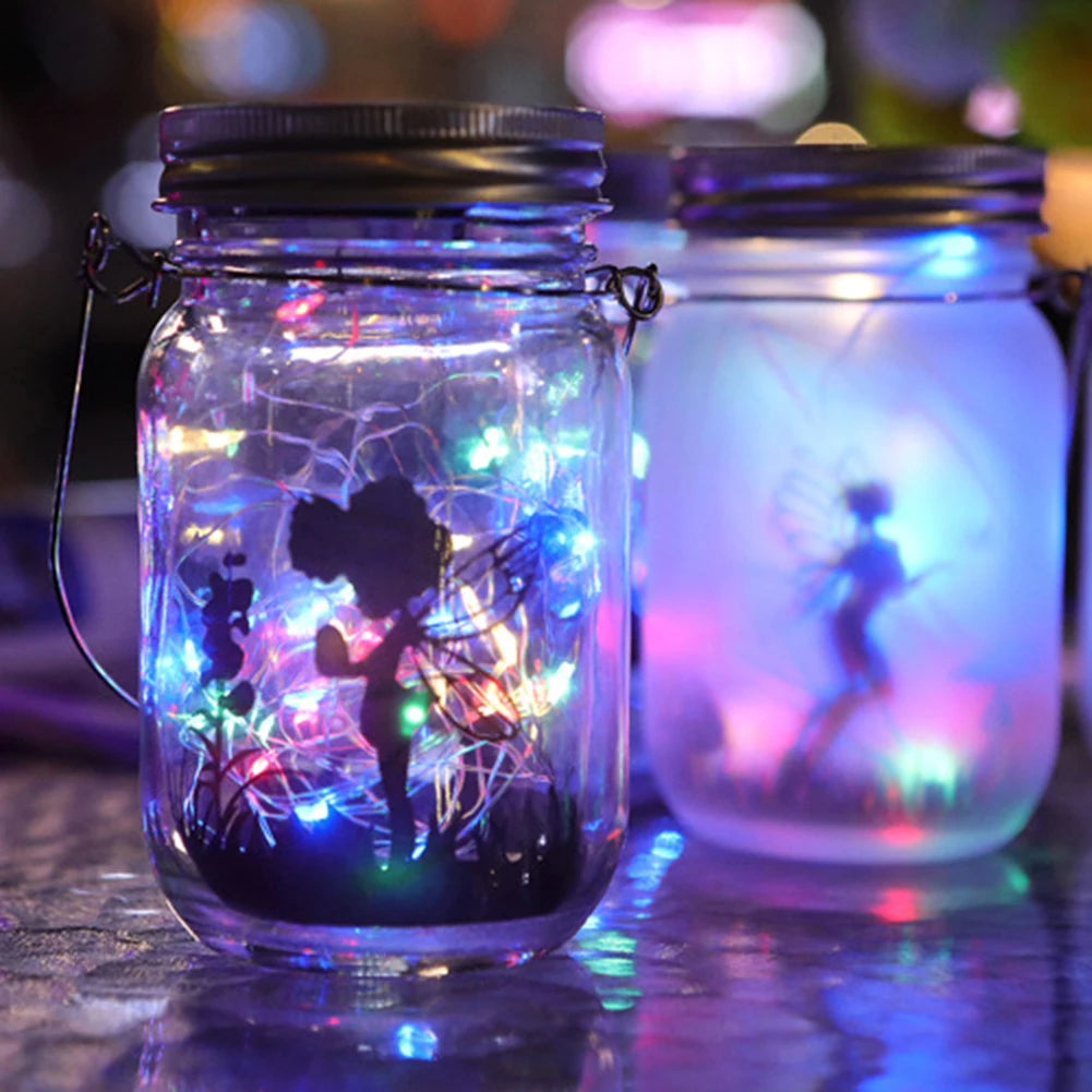 Mason Jar Fairy Lantern Light