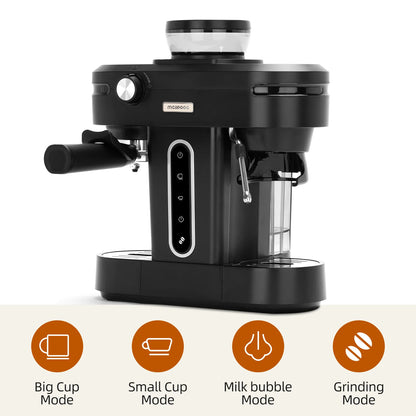 Semi Automatic Espresso Machine With Grinder