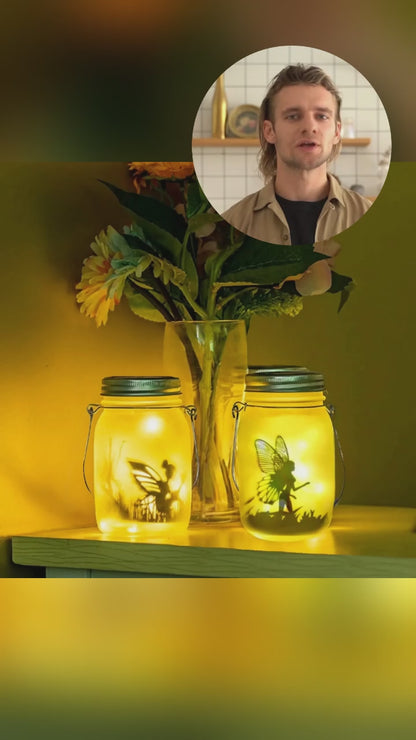 Mason Jar Fairy Lantern Light